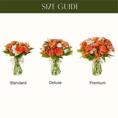 Apricot Glow Bouquet – XOXO FLORALS & WINE, Newark OH