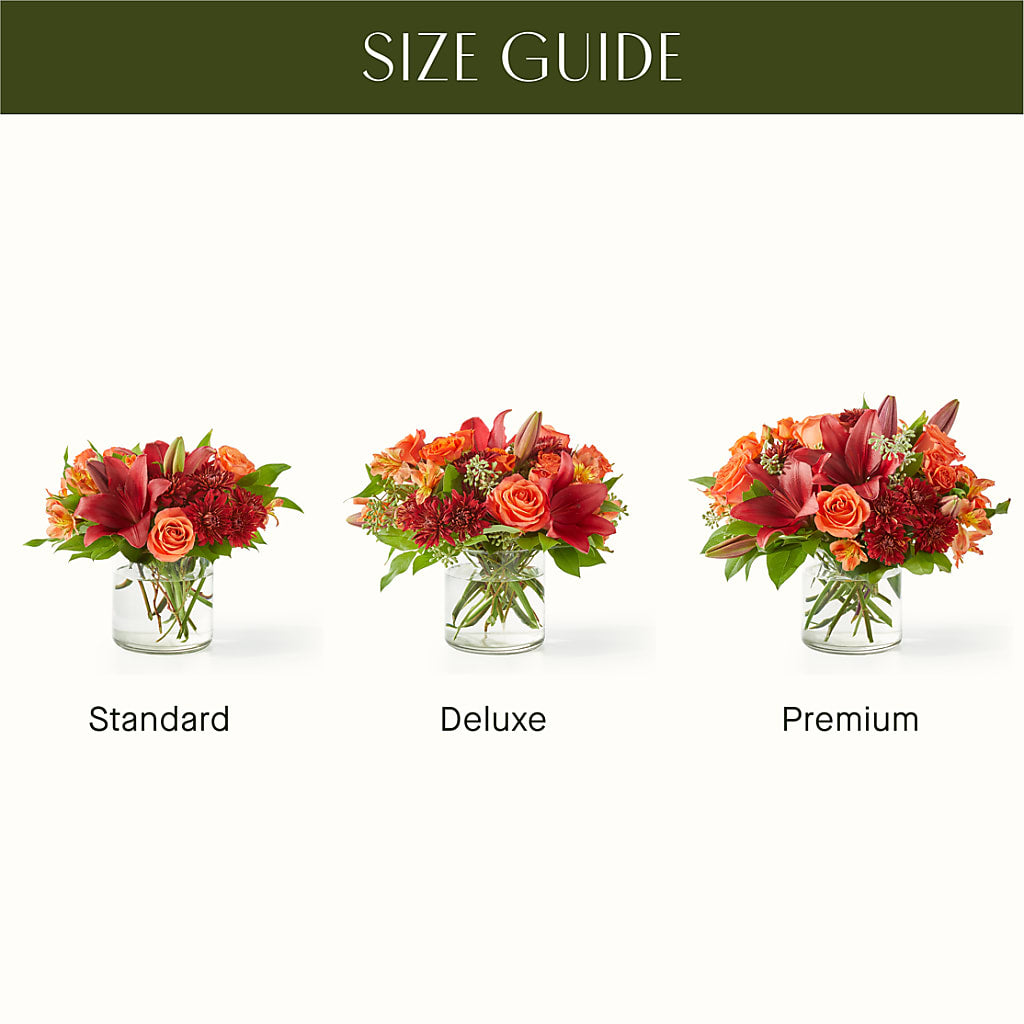 Crimson Leaves Bouquet – XOXO FLORALS & WINE, Newark OH
