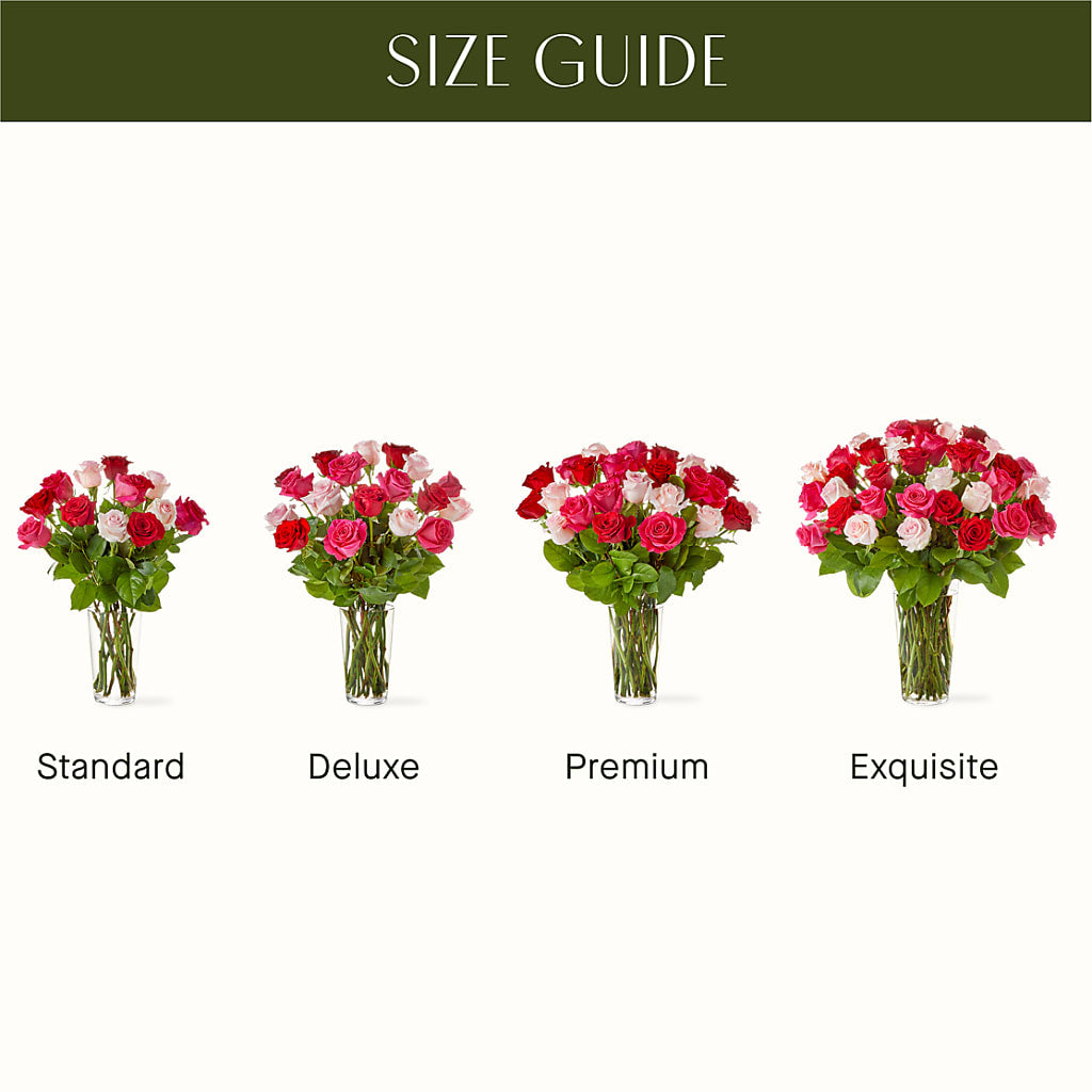 Charming Rose Bouquet – XOXO FLORALS & WINE, Newark OH