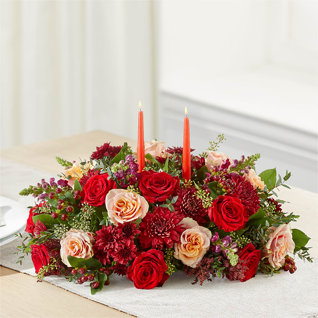 Most Thankful Centerpiece – XOXO FLORALS & WINE, Newark OH