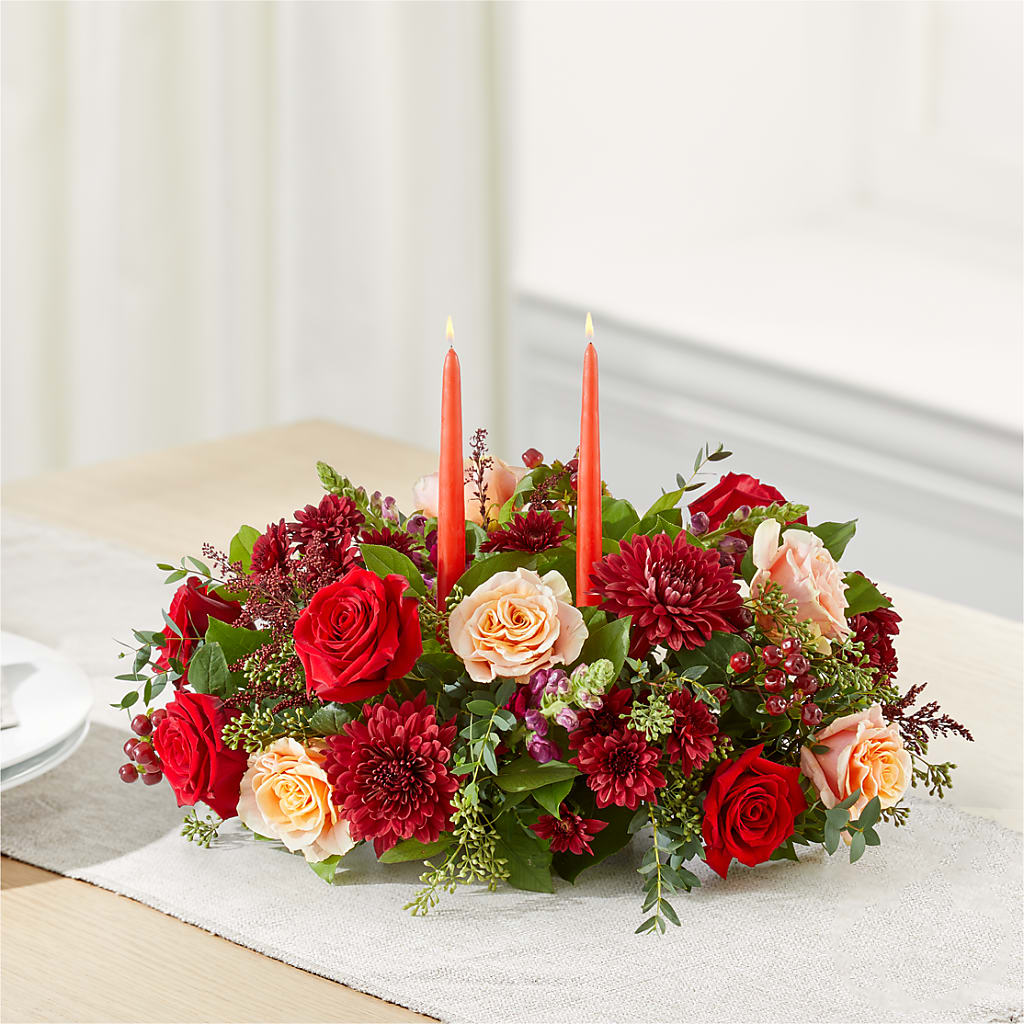 Most Thankful Centerpiece – XOXO FLORALS & WINE, Newark OH