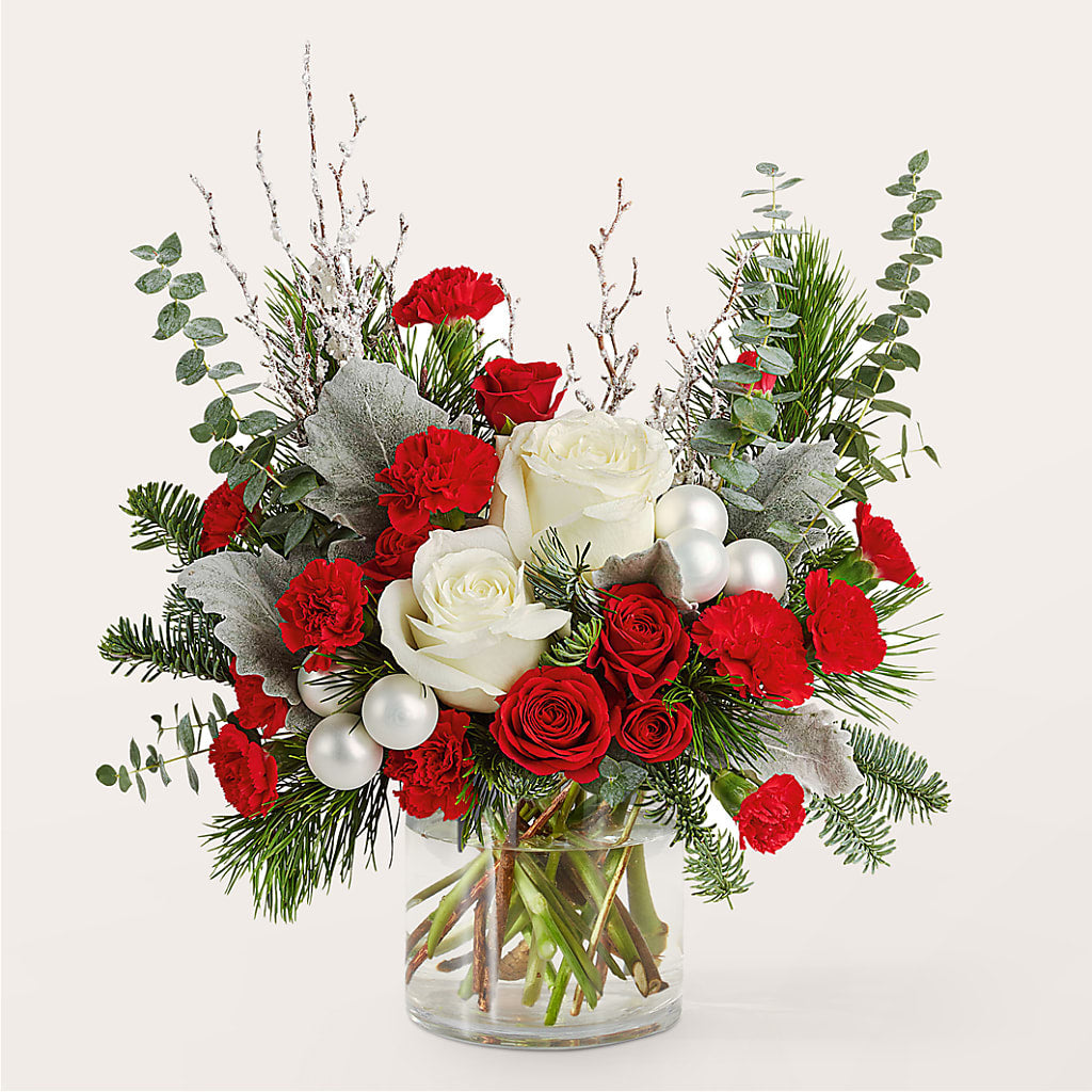 Trimming the Tree Bouquet – XOXO FLORALS & WINE, Newark OH